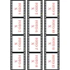 Papel de oblea - 12 fotos diferentes en Tiras de película 6,5 x 4,5 cm Efecto Film - Impresión personalizada