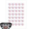 Papel de oblea grueso - 35 fotos iguales en Cuadrados de 3 cm - Impresión personalizada