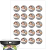Papel multitransfer para merengues, chocolate e isomalt - 20 fotos iguales en Círculos de 4 cm - Impresión personalizada