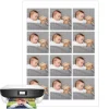 Papel multitransfer para merengues, chocolate e isomalt - 12 fotos iguales en Cuadrados de 6 cm - Impresión personalizada
