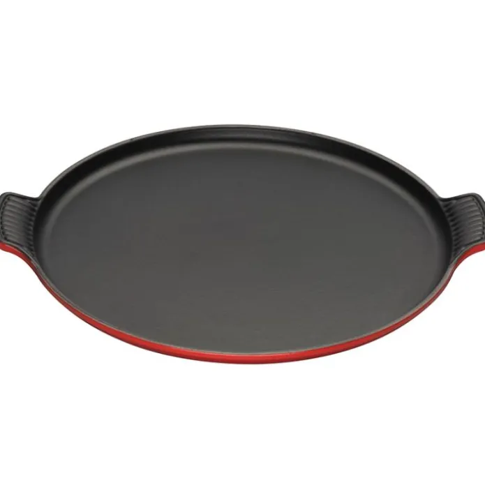Parrilla lisa redonda cereza 32 cm - Hierro fundido - Le Creuset