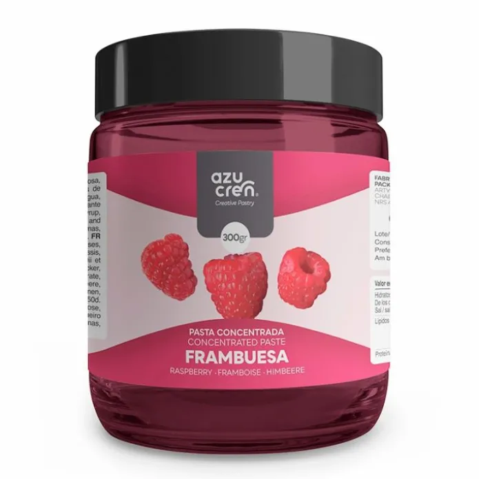 Pasta concentrada de frambuesa 300 g - Sin gluten - Azucren
