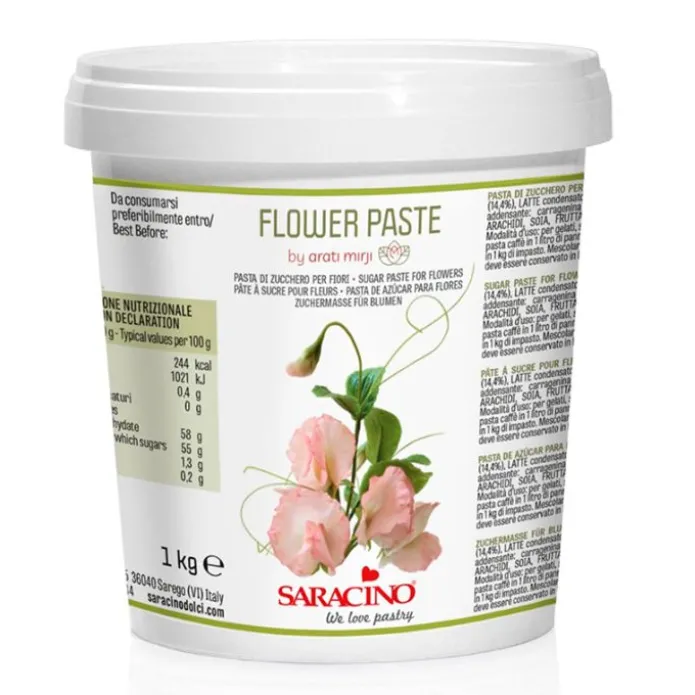Pasta de flores 1 kg - Sin gluten - Saracino