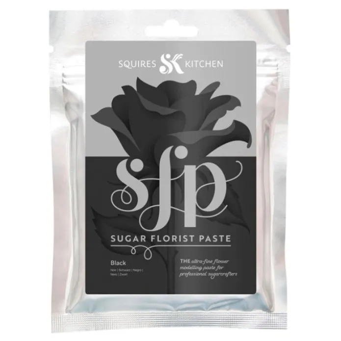 Pasta de flores negra 100 g - Sin gluten - Squires Kitchen