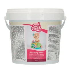 Pasta de modelado blanca 1 kg - Sin gluten - Funcakes