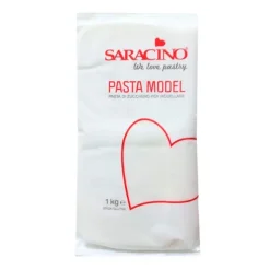 Pasta para modelar blanca 1 kg - Sin gluten - Saracino