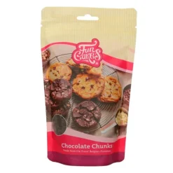 Pedacitos de chocolate negro 350 g - Funcakes