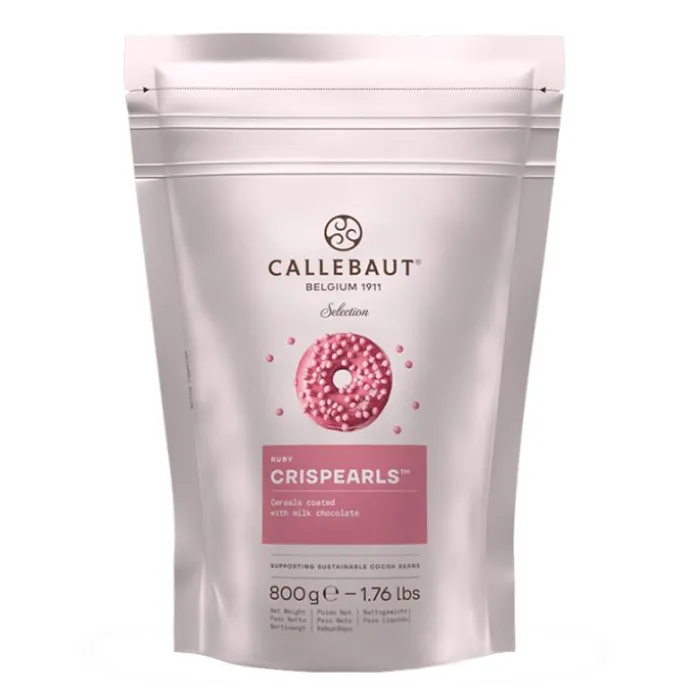 Perlas crujientes de chocolate Ruby Crispearls 800 g - Callebaut