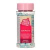 Perlas de azúcar blancas y azules 60 g - Funcakes
