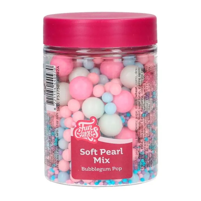 Perlas de azúcar Bubblegum Pop 80 g - Funcakes