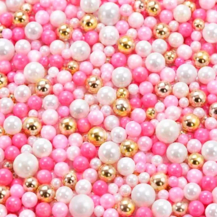 Perlas de azúcar Pink Glam Mix 90 g - Azucren