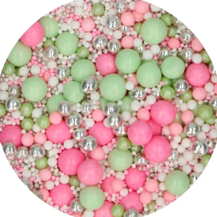 Perlas de azúcar Rose Garden 80 g - Funcakes