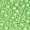 Perlas de azúcar varios tamaños verdes 100 g - Sin gluten - Modecor