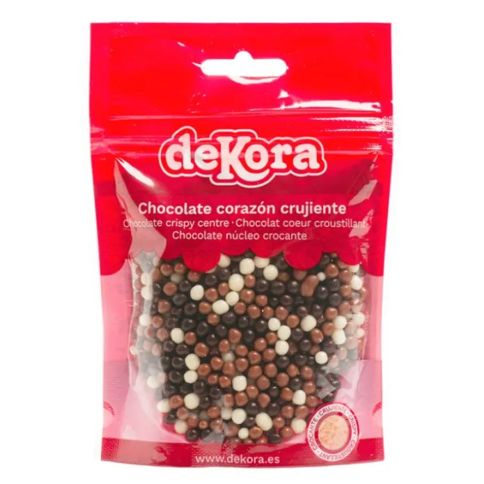 Perlas de chocolate crispy crujientes 70 g - Dekora
