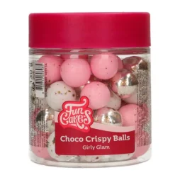 Perlas de chocolate Girly Glam XXL 130 g - Funcakes