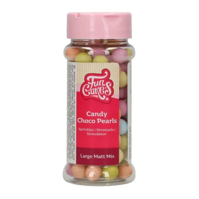 Perlas de chocolate multicolor 70 g - Funcakes