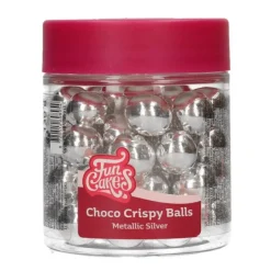 Perlas de chocolate plateadas XXL 130 g - Funcakes