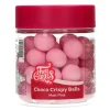 Perlas de chocolate rosa mate XXL 130 g - Funcakes