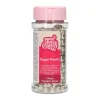 Perlas maxi plateadas 80 g - Funcakes