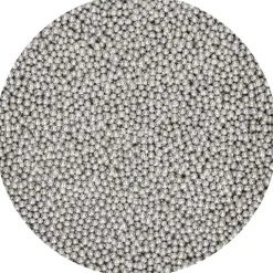 Perlas mini plateadas 80 g - Funcakes