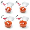 Picadora giratoria de verduras blanca Rotomac - Acero inoxidable - Metaltex