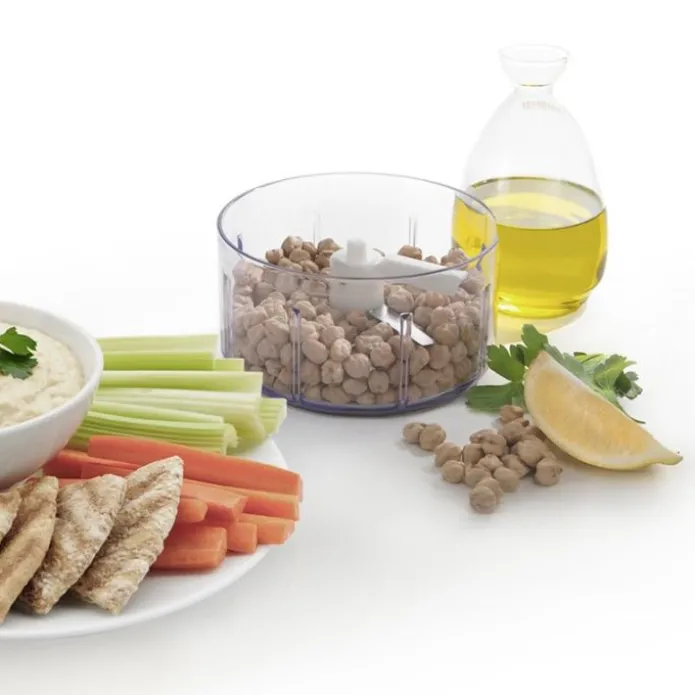 Picadora giratoria de verduras blanca Rotomac - Acero inoxidable - Metaltex