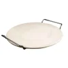 Piedra para pan y pizza con soporte redonda - Ibili