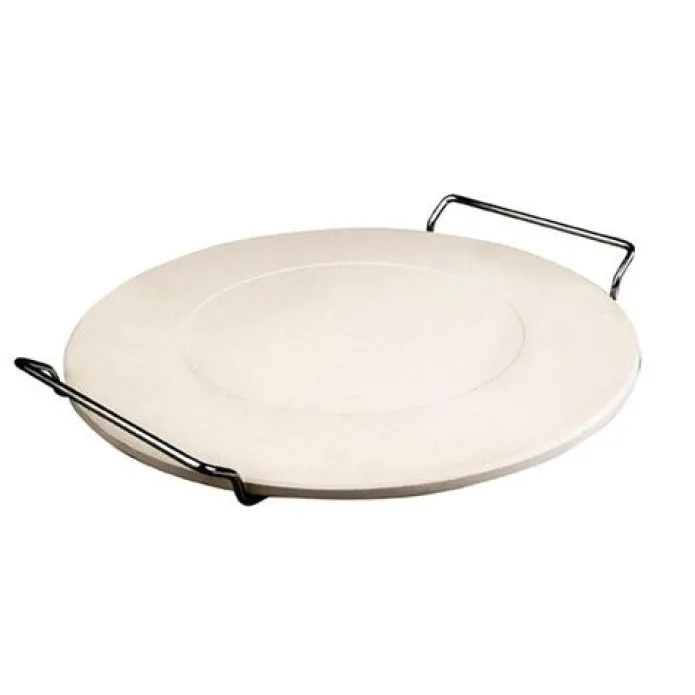 Piedra para pan y pizza con soporte redonda - Ibili