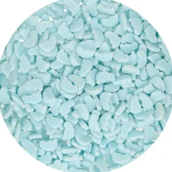 Pies de bebé de azúcar azules 55 g - Funcakes
