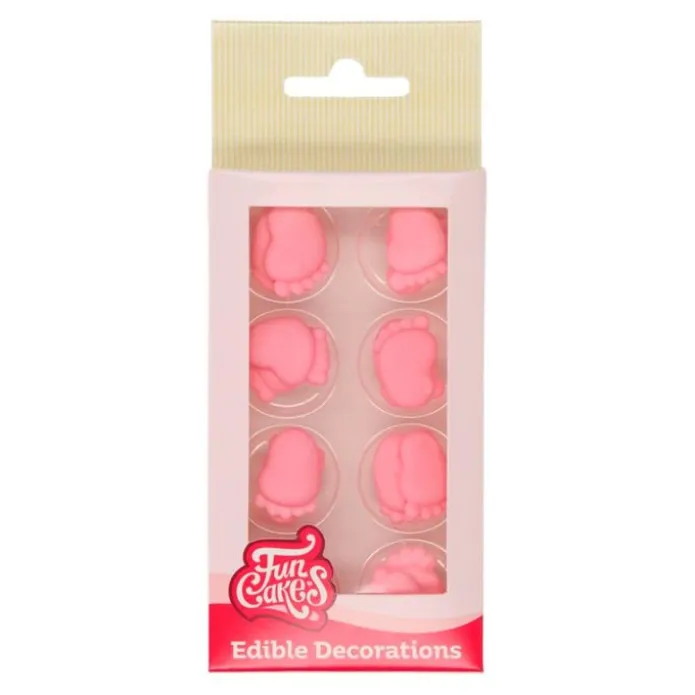 Pies de bebé rosas de azúcar (16) - Sin gluten - Funcakes