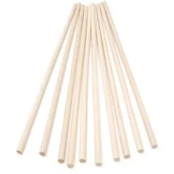 Pilares de madera para tartas - palitos para algodón de azúcar (12) - PME