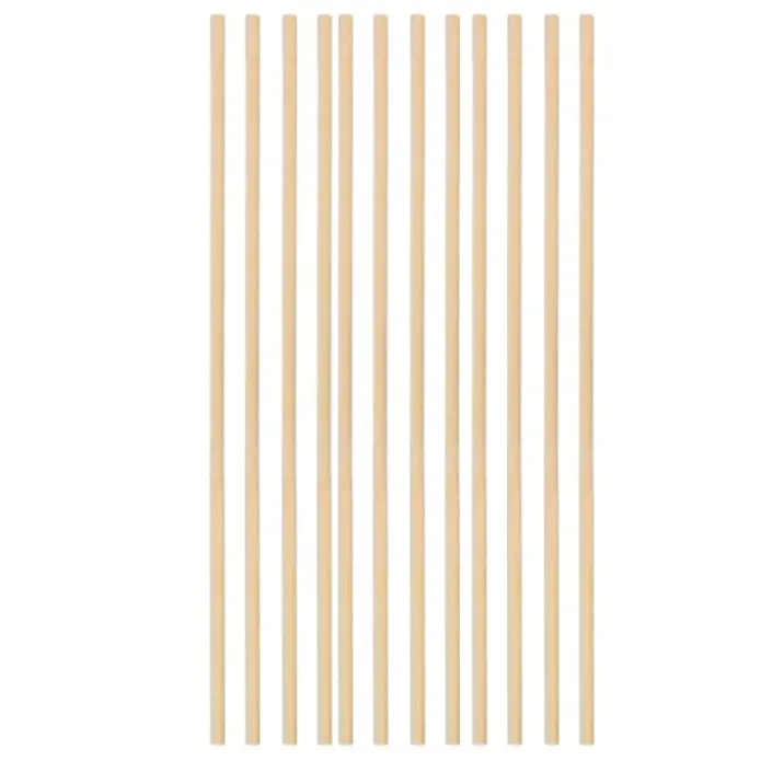 Pilares de madera para tartas - palitos para algodón de azúcar (12) - PME