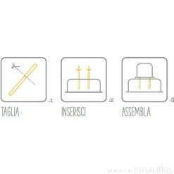 Pilares para tartas de varios pisos (8) - Decora