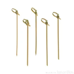 Pinchos-brochetas con lazo para aperitivos 10 cm (40) - Papstar