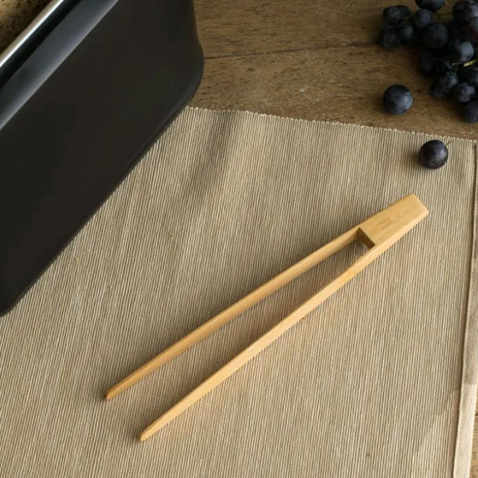 Pinzas para tostadas 24,5 cm - Madera de bambú - Pebbly