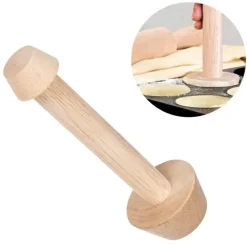 Pisador doble de madera para tartaletas - Ibili