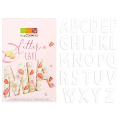 Plantillas de plástico para tartas letras (26) - ScrapCooking
