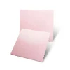 Plato cuadrado ondulado rosa bebé 20 cm