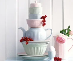 Plato de cerámica para postre Alice Pale Pink 22,5 cm - GreenGate