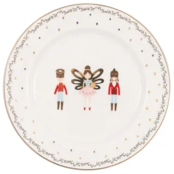 Plato de cerámica para postre Cindarella White 20,5 cm - GreenGate