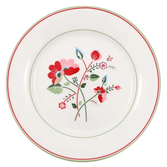 Plato de cerámica para postre Mozy Pale Pink 20 cm - GreenGate