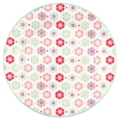 Plato de cerámica para postre Rike White 20,5 cm - GreenGate