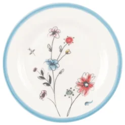 Plato de cerámica para postre Venissa White 20,5 cm - GreenGate