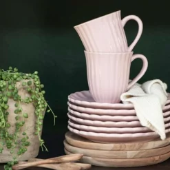 Plato de postre rosa 19,5 cm - Mynte - Ib Laursen