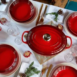 Plato hondo Vancouver cereza 21,5 cm - Cerámica de gres - Le Creuset