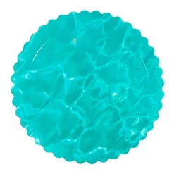 Plato redondo ondulado agua 25 cm