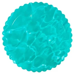 Plato redondo ondulado agua 30 cm