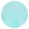 Plato redondo ondulado azul bebé 35 cm