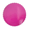 Plato redondo ondulado fucsia 25 cm