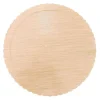 Plato redondo ondulado madera clara 30 cm